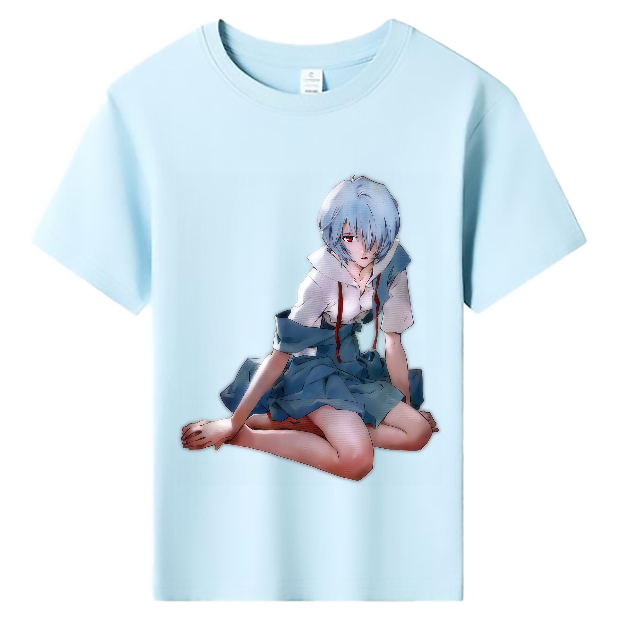 （画像用） EVA 新世紀エヴァンゲリオン 綿100％キッズTシャツ（フロントプリント）